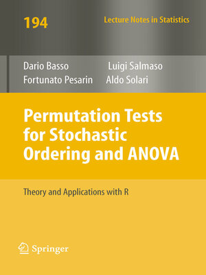 cover image of Permutation Tests for Stochastic Ordering and ANOVA